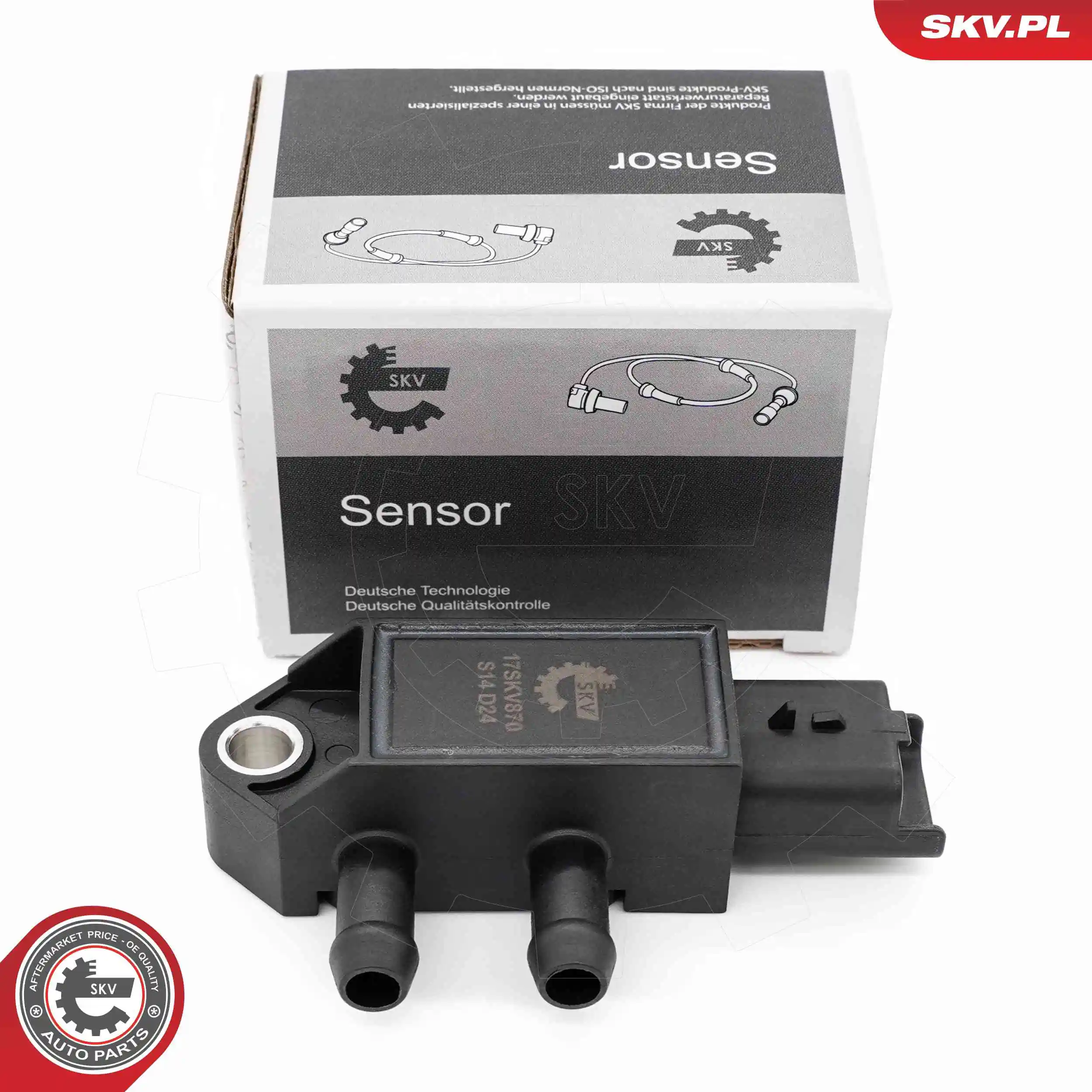 Sensor, exhaust pressure